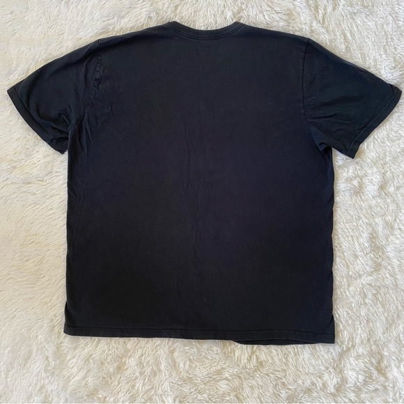 2000s Nike graphic tee shirt - navy blue with gradient logo - Picture 4 of 6